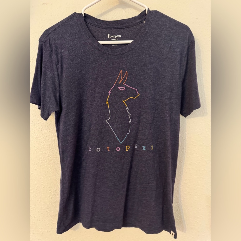 Cotopaxi Electric Llama Women’s T-shirt in Maritime (Medium)